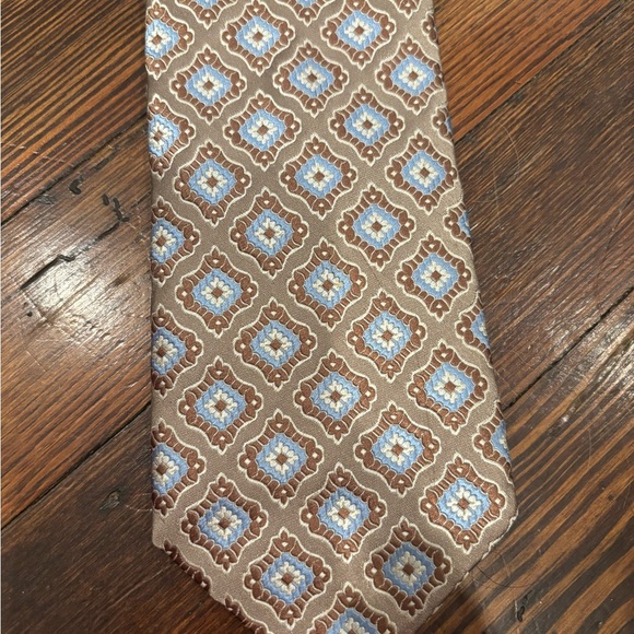 Robert Talbott Designer Geometric 100% Silk Mens Neck Tie Made In USA - Picture 3 of 7